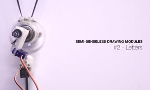 SEMI-SENSELESS DRAWING MODULES #2 - Letters